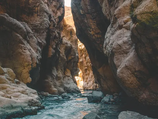 The cliffs of the Todra Gorge